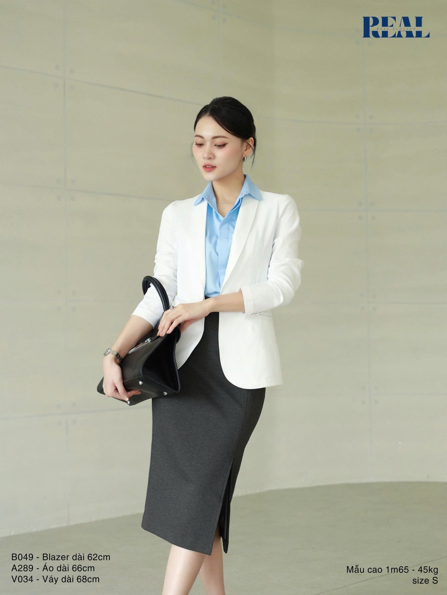 Bút chì thun tôn eo xám