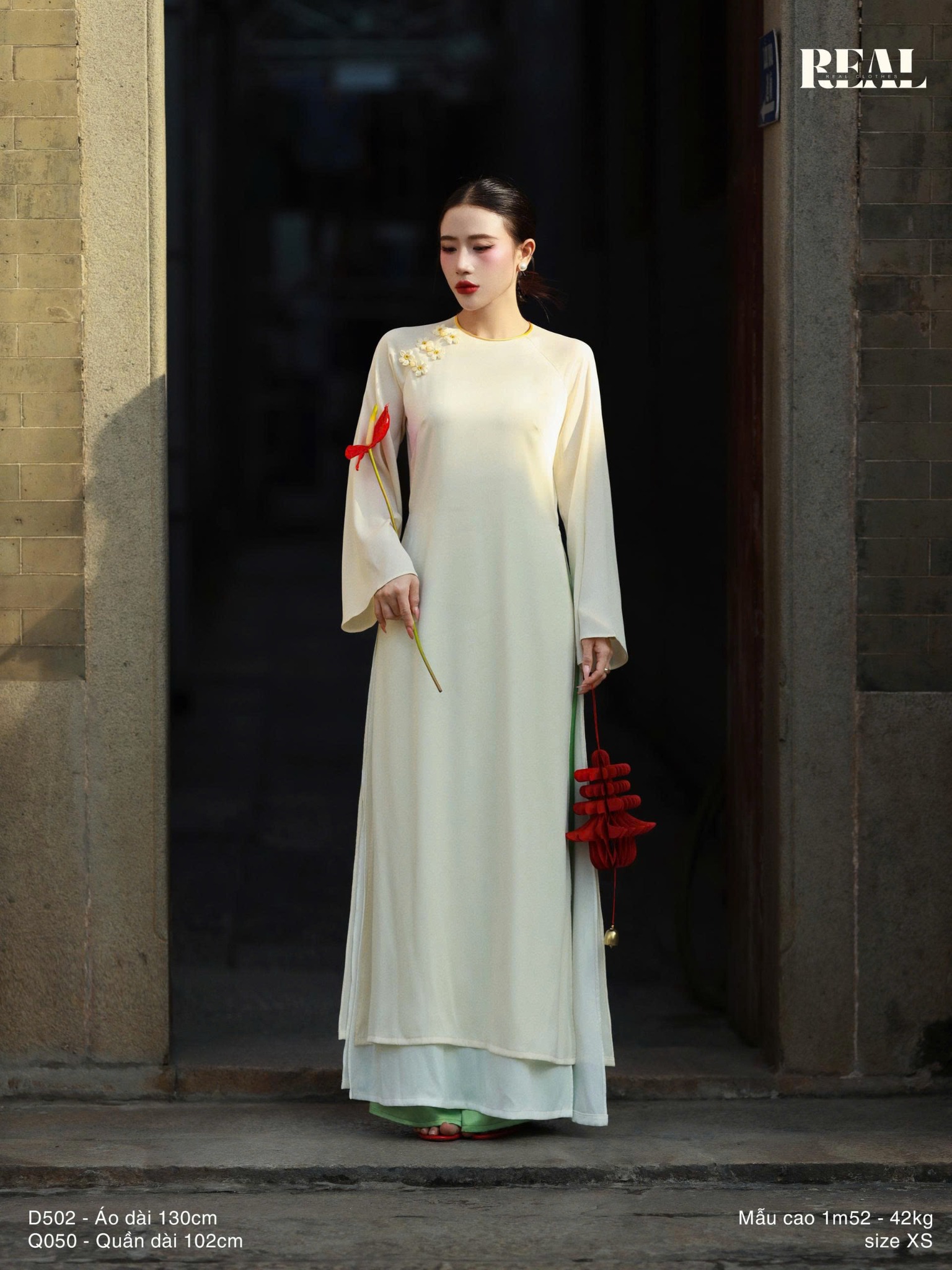 Áo dài 2 tà Nắng Mai