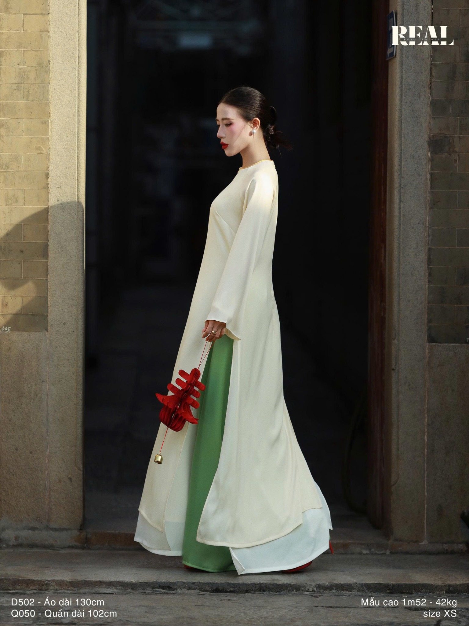 Áo dài 2 tà Nắng Mai