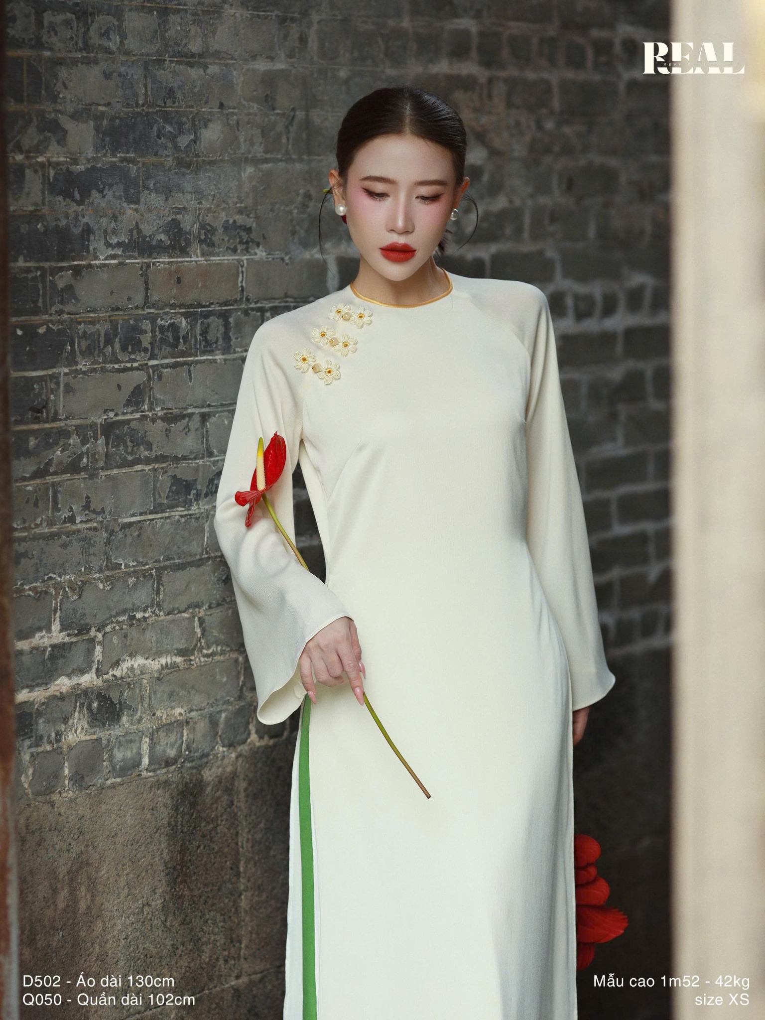 Áo dài 2 tà Nắng Mai