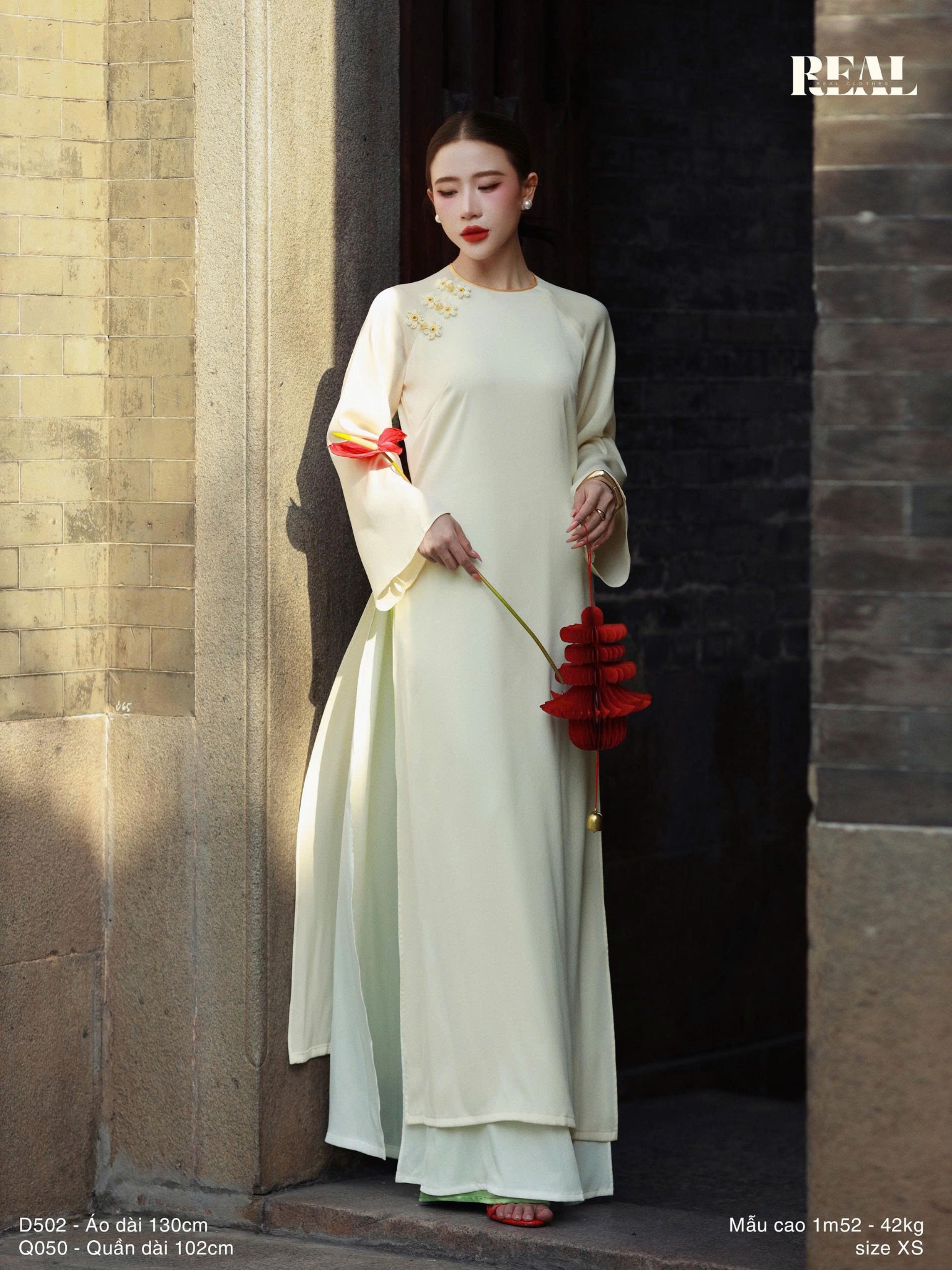 Áo dài 2 tà Nắng Mai