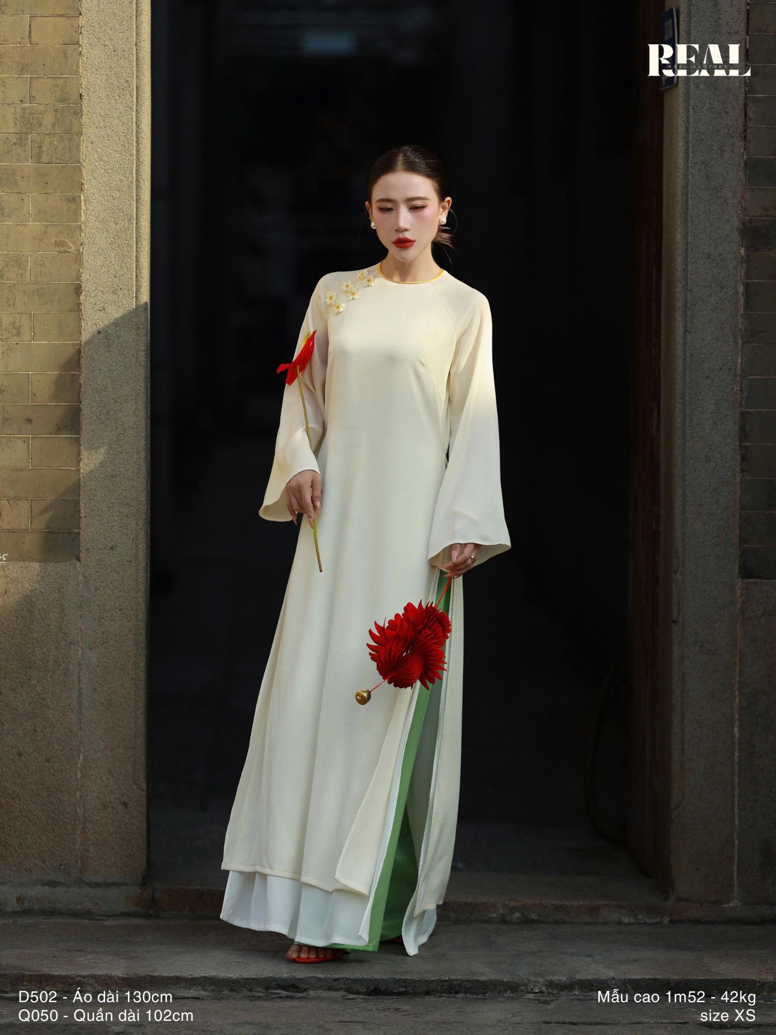 Áo dài 2 tà Nắng Mai