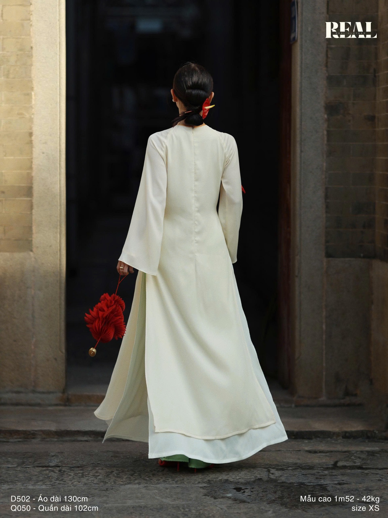 Áo dài 2 tà Nắng Mai