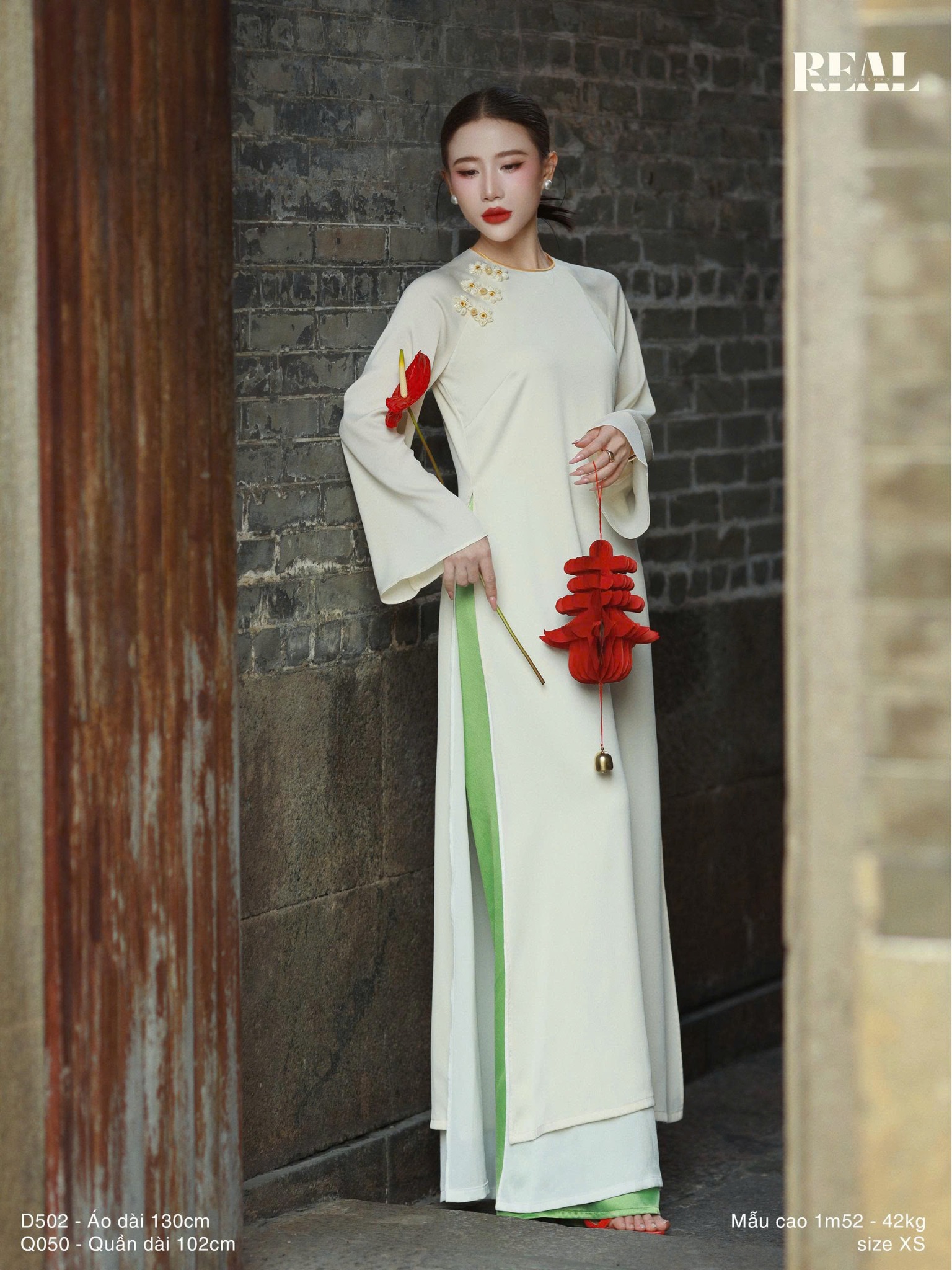 Áo dài 2 tà Nắng Mai