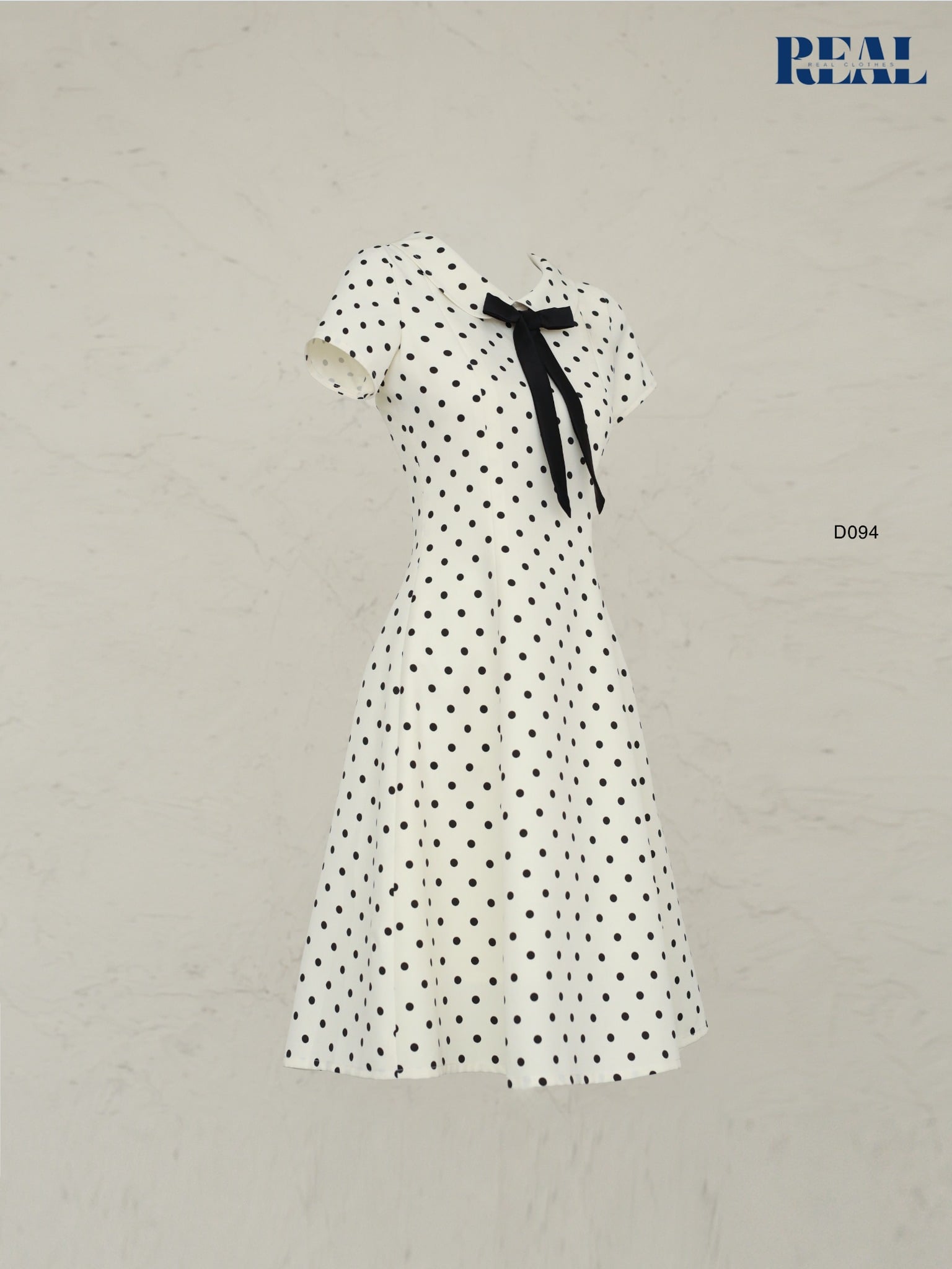 Đầm 8 mảnh cổ lá sen