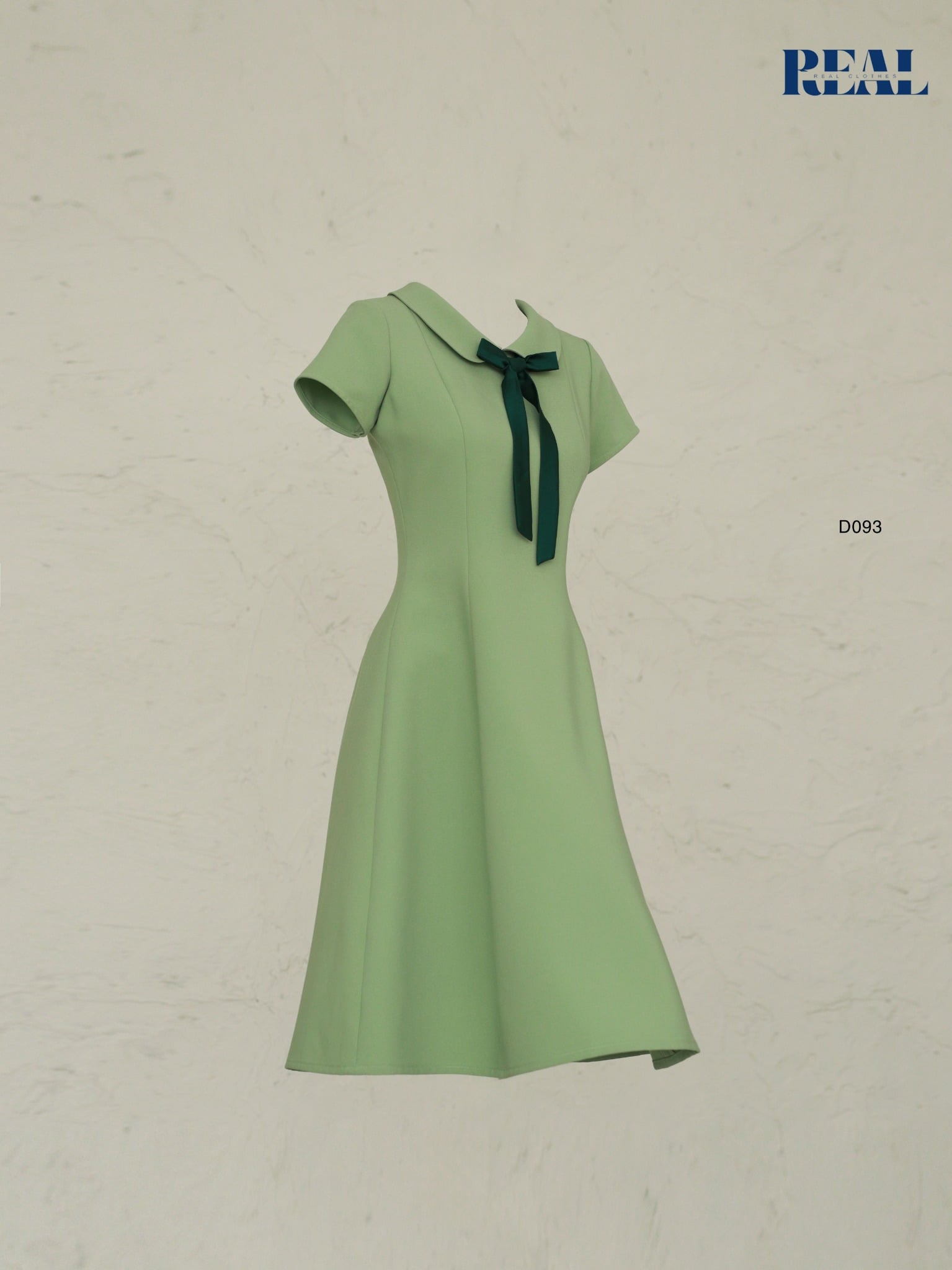 Đầm 8 mảnh cổ lá sen