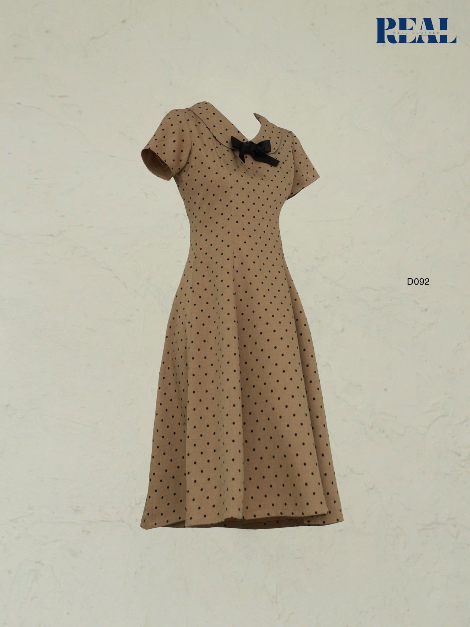 Đầm 8 mảnh cổ lá sen