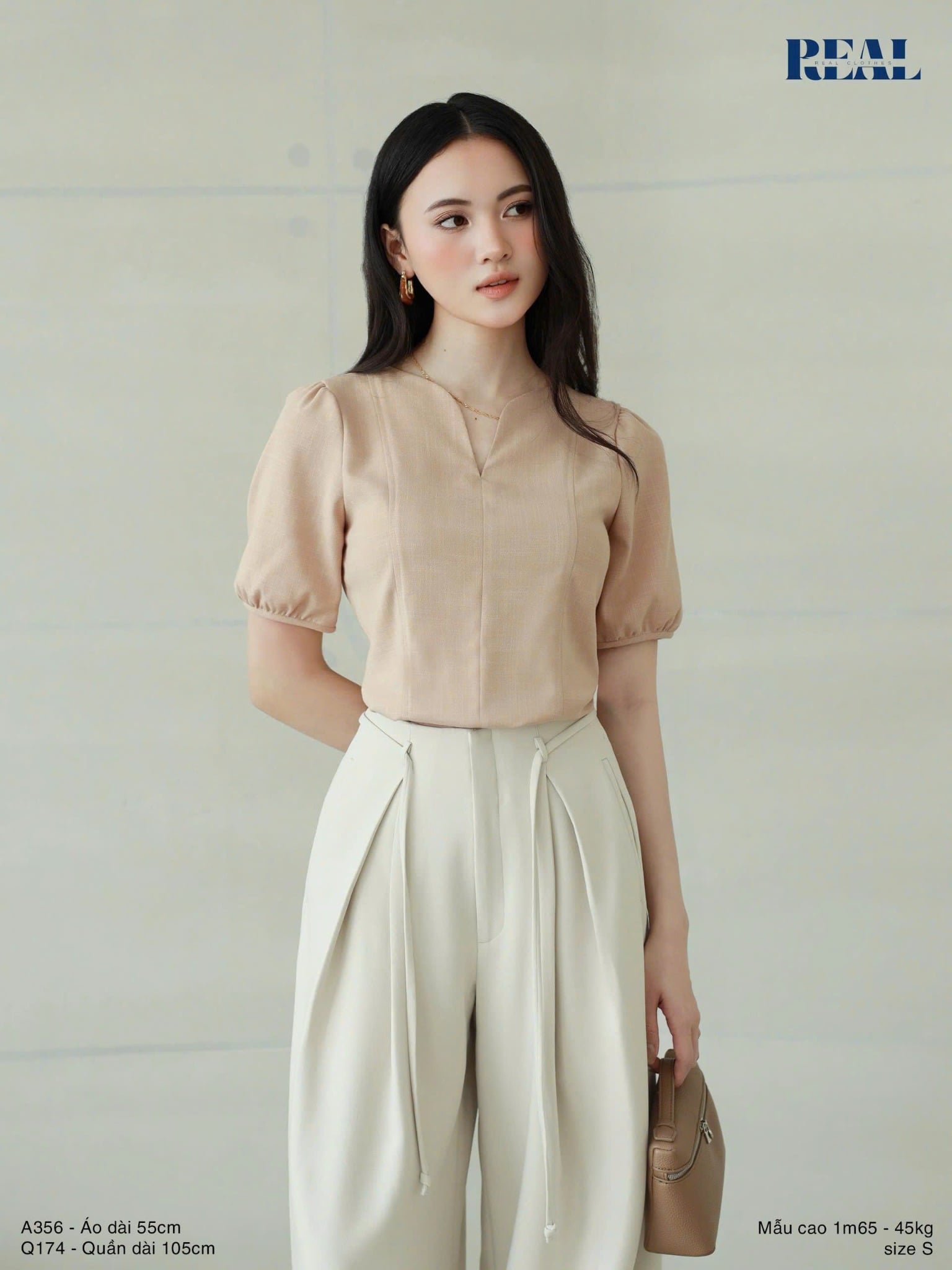  Áo Vivian cà phê sữa 