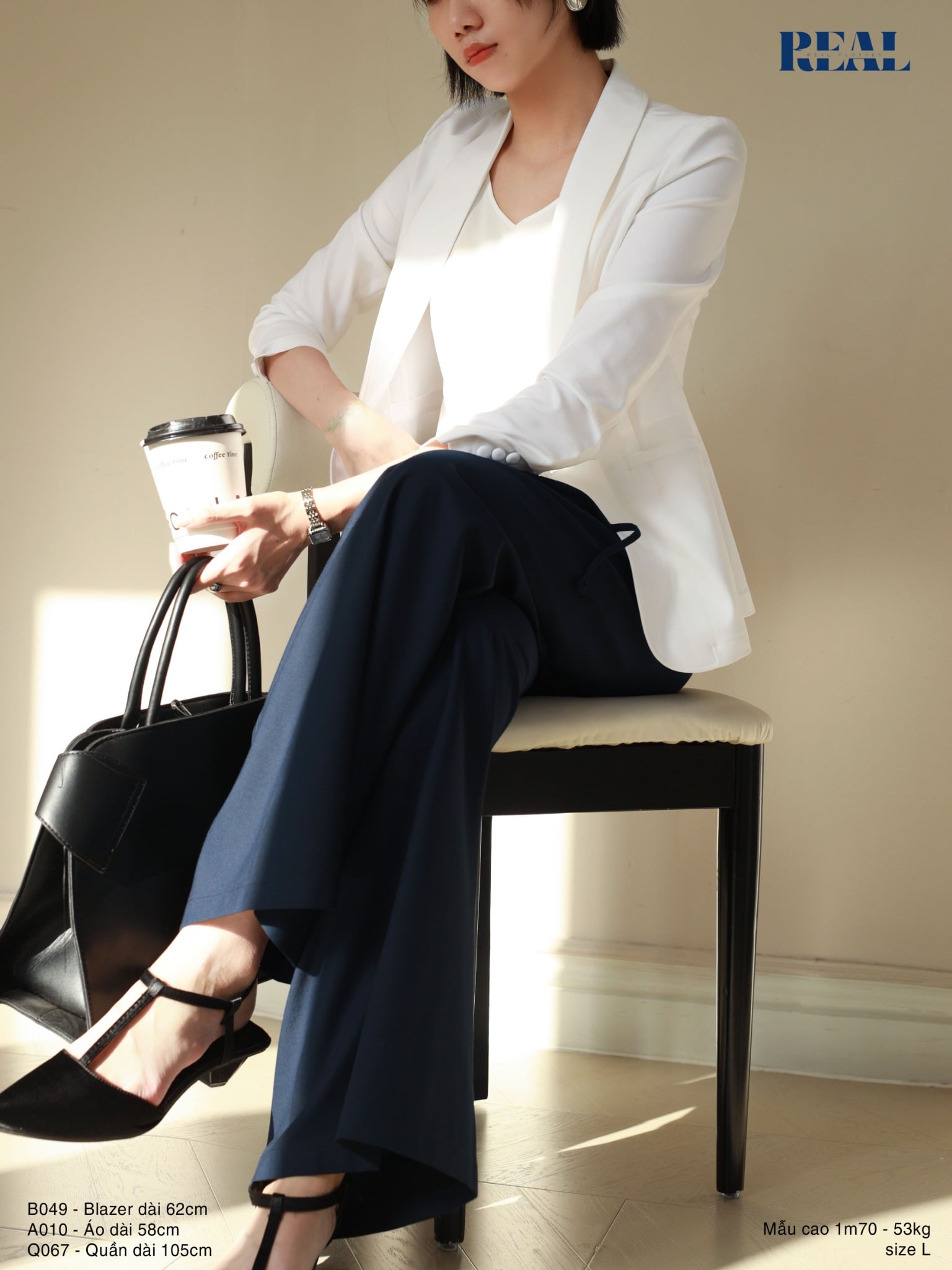 Blazer dài tay dài