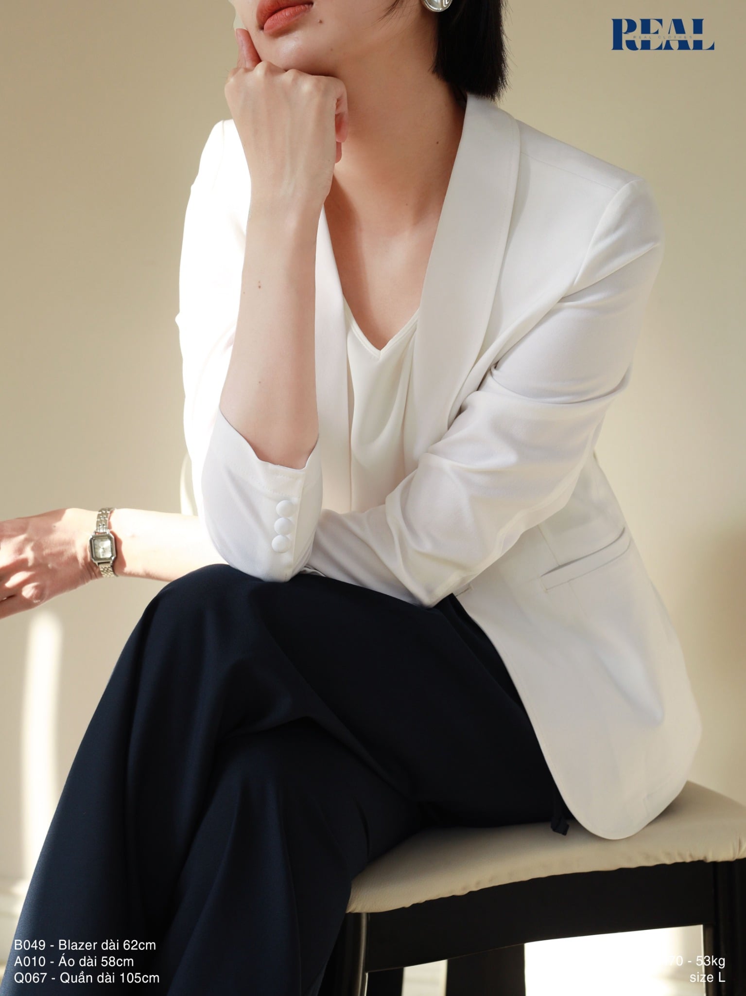 Blazer dài tay dài