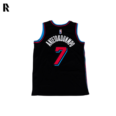 GIANNIS ANTETOKOUNMPO MIAMI HEAT ASSOCIATION EDITION JERSEY