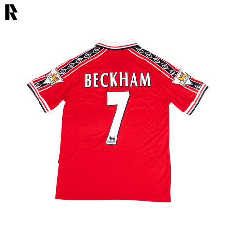BECKHAM MANCHESTER UNITED RETRO HOME JERSEY