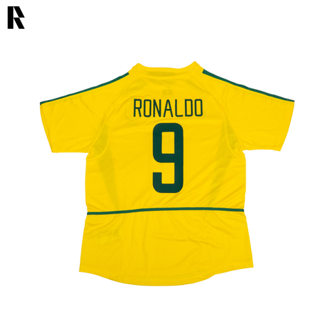 RONALDO DE LIMA BRAZIL HOME RETRO JERSEY