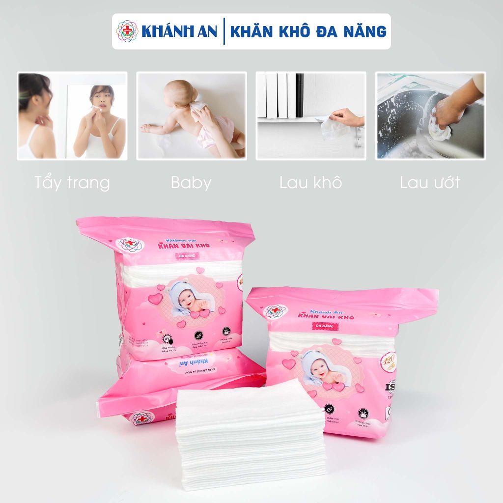 Khăn khô đa năng khăn vải khô đa năng Khánh An