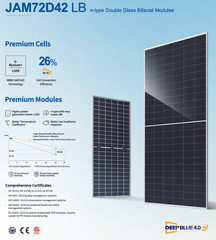 Pin JA SOLAR - JAM72D42 LB