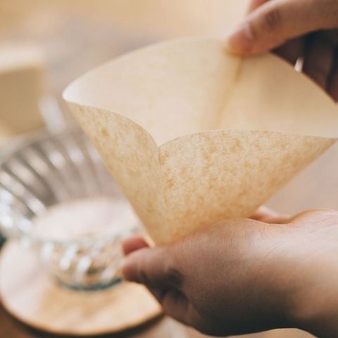  Giấy lọc V60 pha cà phê Hario V60 Coffee Paper Filter 100 tờ size 02 VCF-02-100M (màu Nâu tự nhiên) 