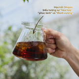  Bình server đựng cà phê Hario SHIPPOU size 02-600ml thủy tinh chịu nhiệt họa tiết dòng AYA Series 