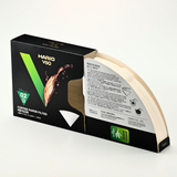 Giấy lọc cà phê Hario V60 Speed Brew METEOR coffee paper filter VCF-02-50-MT (50 tờ, Size 02, Trắng) 