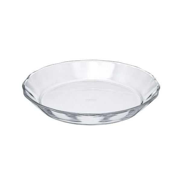  Đĩa thủy tinh chịu nhiệt cao cấp Hario heatproof glass 800ml dùng được lò nướng, lò viba (Φ220mm) 