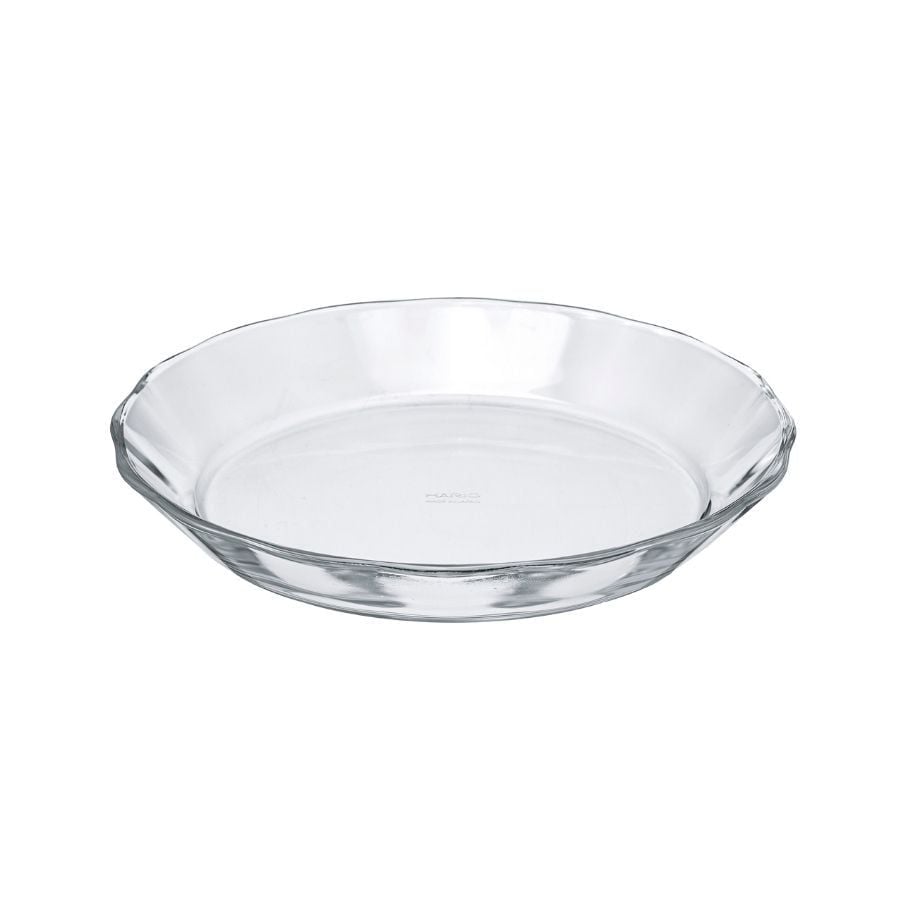  Đĩa thủy tinh chịu nhiệt cao cấp Hario heatproof glass 800ml dùng được lò nướng, lò viba (Φ220mm) 