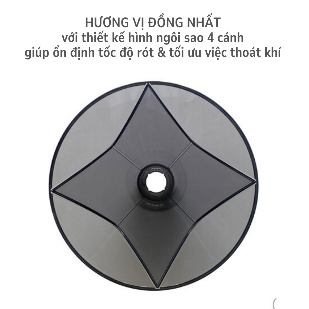  Set phễu Hario Mugen kèm bình server thủy tinh 400ml Hario easy coffee pot (phù hợp cho người mới) 