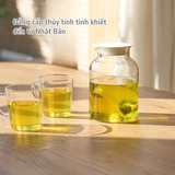  Hũ thủy tinh cao cấp có miệng rót Hario SLOWRA 1L ngâm ủ trái cây, đựng nước (dùng được lò viba) 