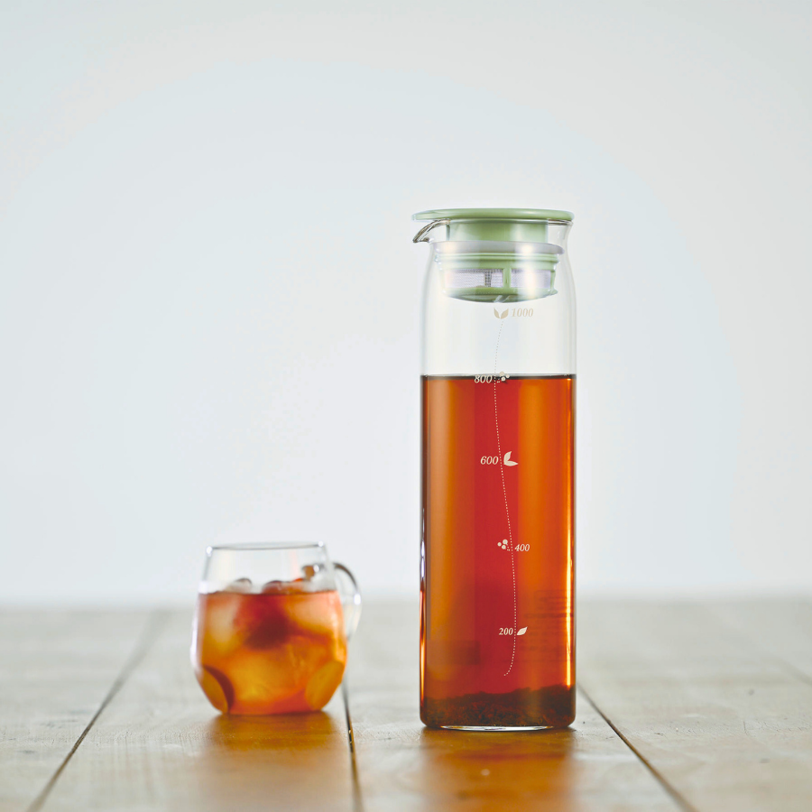  Bình cold brew thủy tinh nắp có lưới lọc tiện dụng Hario Mizudashi Tea Pot 1L MD-10-SG 