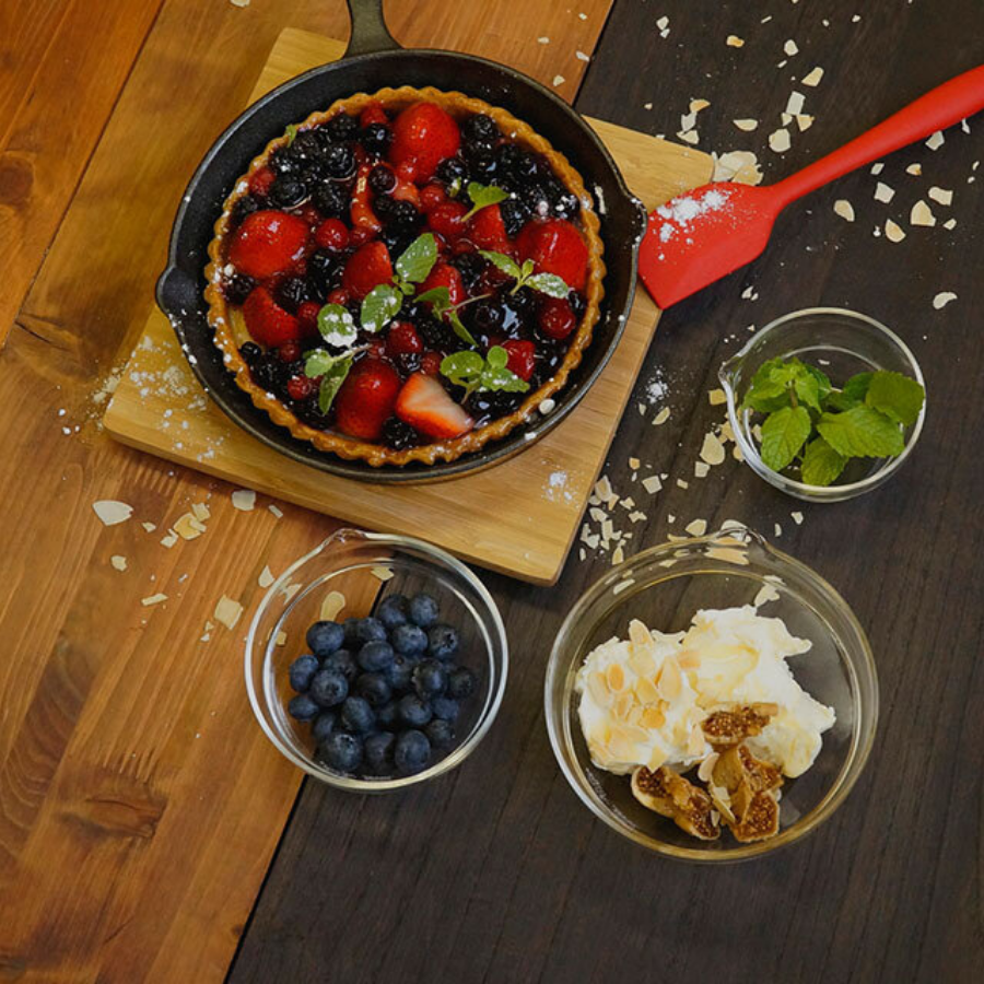  Chén thủy tinh chịu nhiệt cao cấp làm bếp có miệng rót Hario mixing bowl with spout 400ml (Φ131mm) 