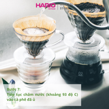  Giấy lọc Hario V60 pha cà phê Coffee Paper Filter 100 tờ size 02 VCF-02-100WK (màu Trắng, hộp giấy) 