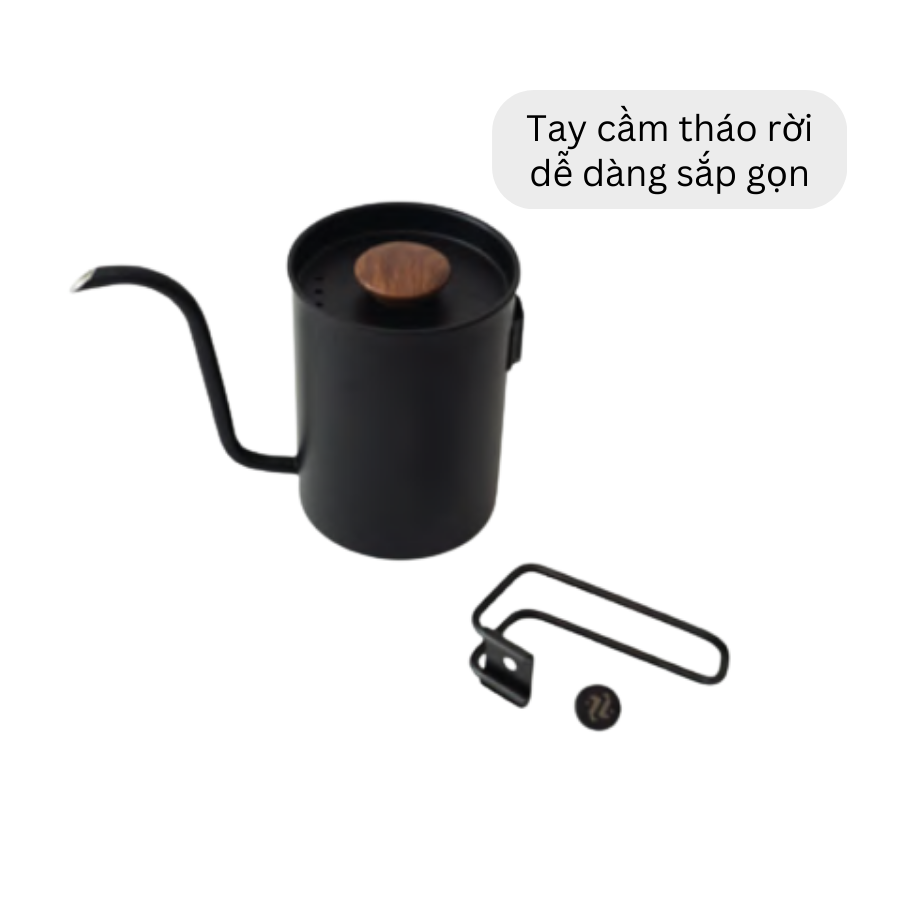  Ấm cổ ngỗng pha cà phê dã ngoại Hario Zebrang Nomad Drip Kettle ZB-NDK-300MB (nhỏ gọn, tháo rời) 