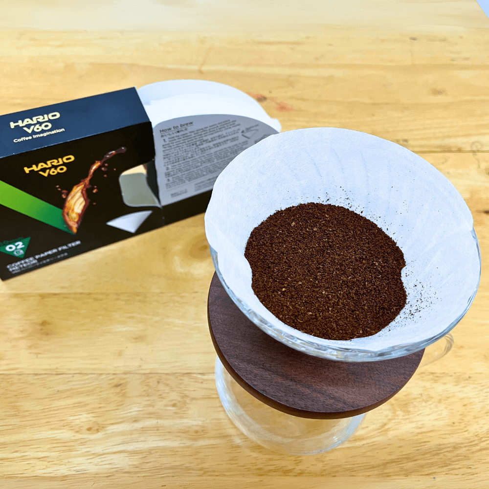  Giấy lọc cà phê Hario V60 Speed Brew METEOR coffee paper filter VCF-02-50-MT (50 tờ, Size 02, Trắng) 