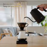  [PRE-ORDER] Ấm rót điện điều chỉnh nhiệt cao cấp Hario Electric Kettle LYRA 800ml siêu nhẹ (220V, 1200W, 2 màu Trắng/Đen) 