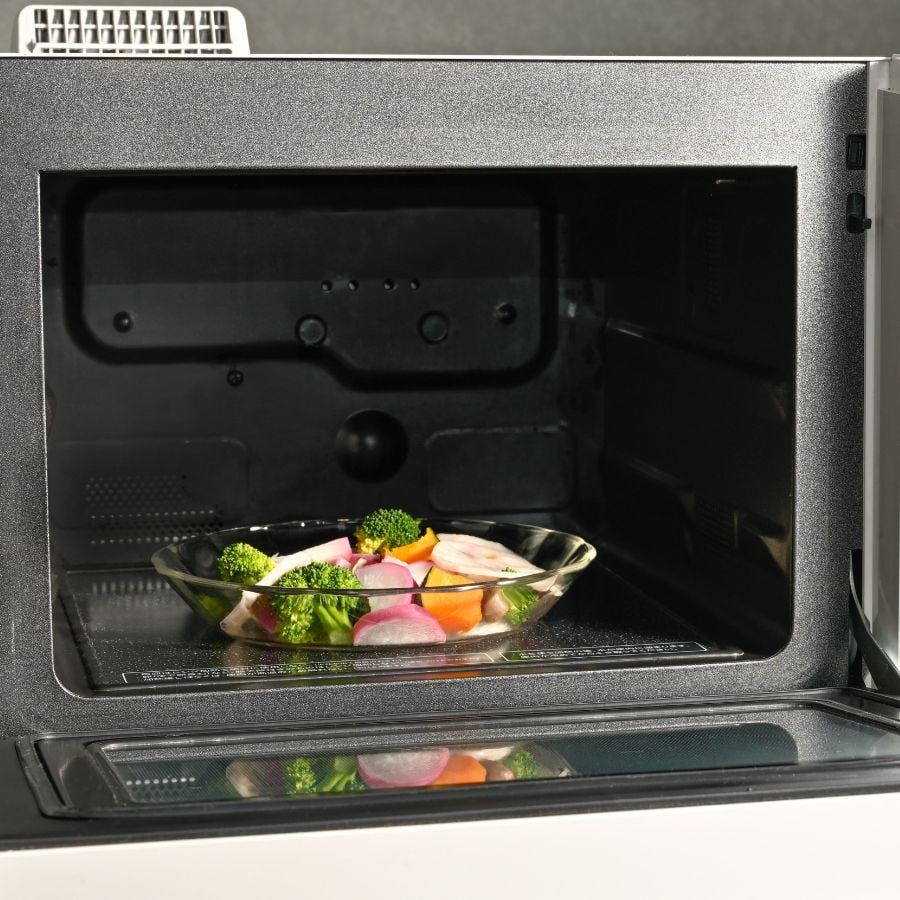  Đĩa thủy tinh chịu nhiệt cao cấp Hario heatproof glass 800ml dùng được lò nướng, lò viba (Φ220mm) 