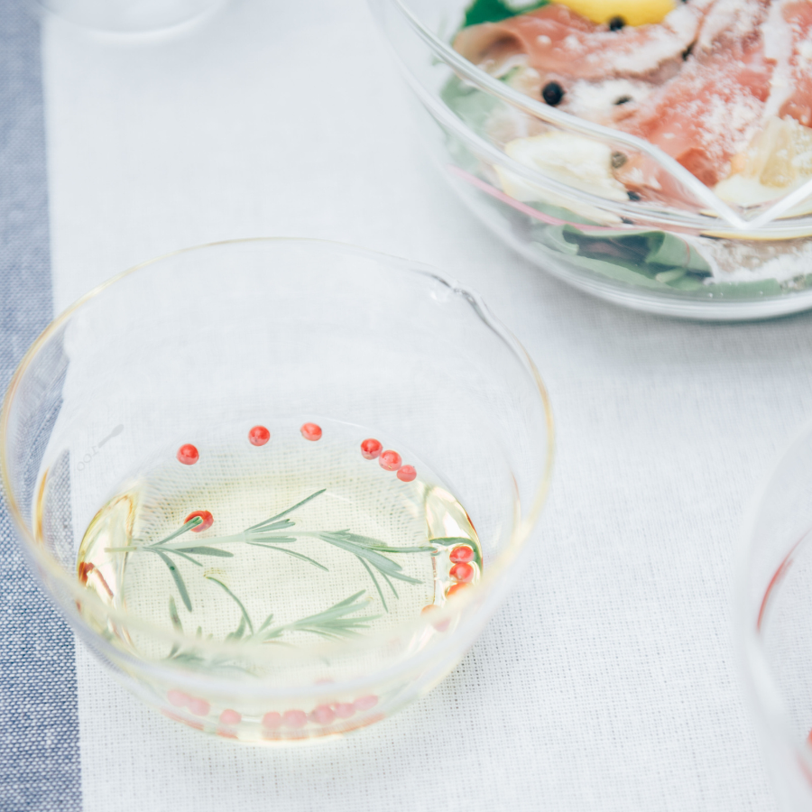  Chén thủy tinh chịu nhiệt cao cấp làm bếp có miệng rót Hario mixing bowl with spout 400ml (Φ131mm) 