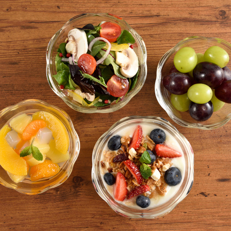  Chén thủy tinh chịu nhiệt cao cấp Hario sweets bowl 200ml dùng được lò nướng, lò viba (Φ111mm) 