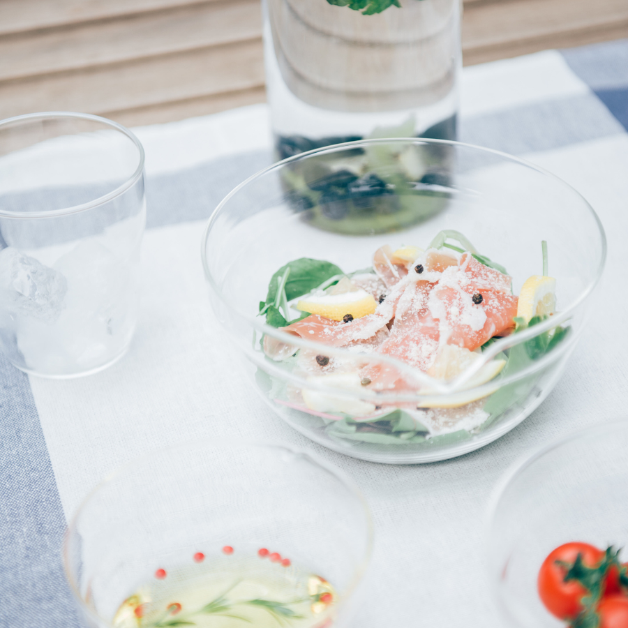  Chén thủy tinh chịu nhiệt cao cấp làm bếp có miệng rót Hario mixing bowl with spout 400ml (Φ131mm) 