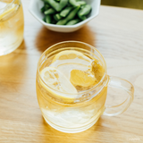  Ly bia thủy tinh chịu nhiệt cao cấp Hario heatproof glass barrel 620ml hình bầu có quai cầm 