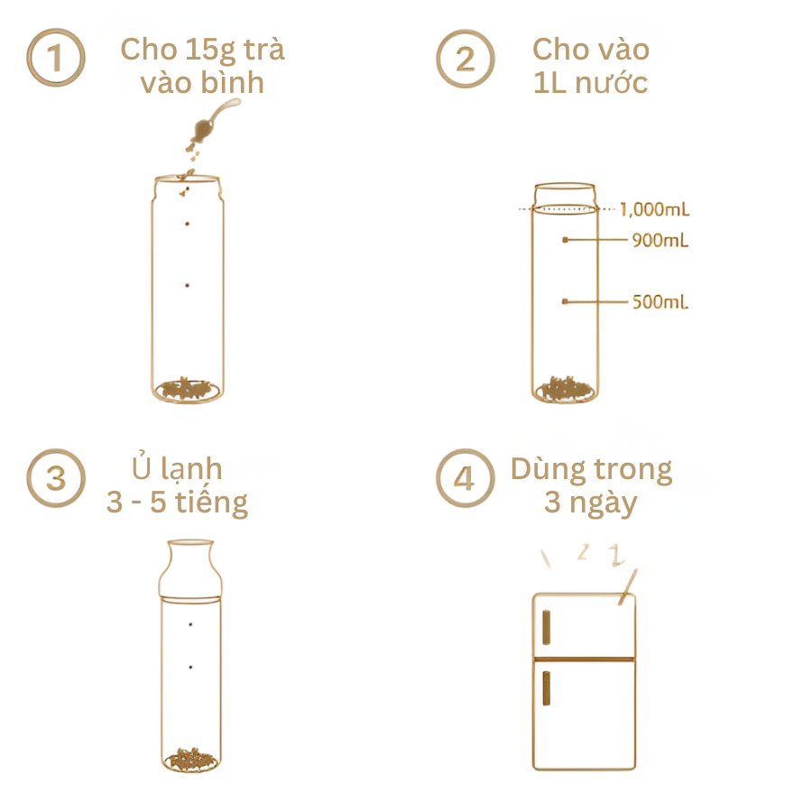  Bình cold brew thủy tinh nắp có lưới lọc tiện dụng Hario Mizudashi Tea Pot 1L MD-10-SG 