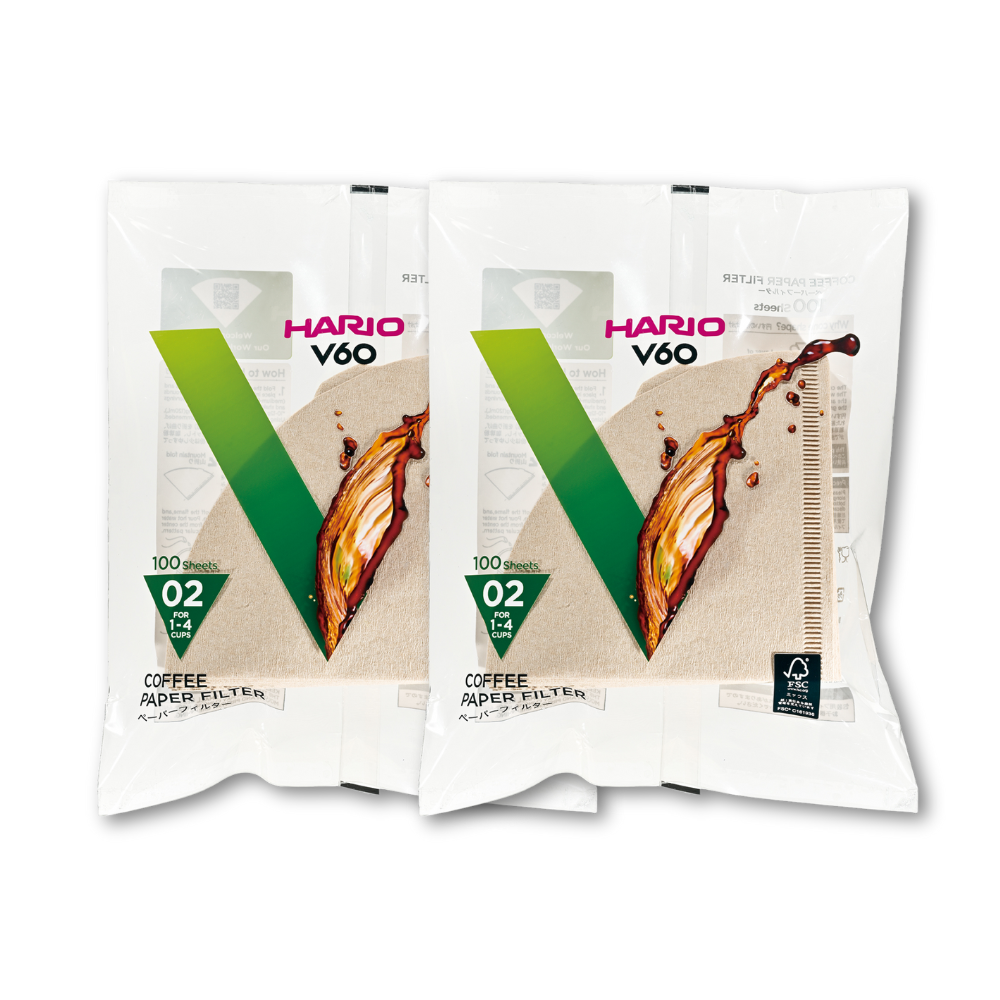  Giấy lọc V60 pha cà phê Hario V60 Coffee Paper Filter 100 tờ size 02 VCF-02-100M (màu Nâu tự nhiên) 