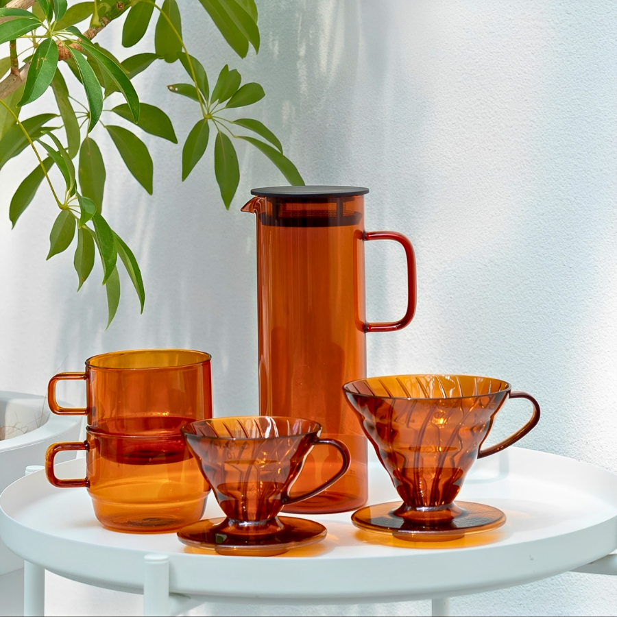  Phễu V60 pha cà phê Hario V60 Coffee Dripper size 02 màu Hổ phách (bản giới hạn) 