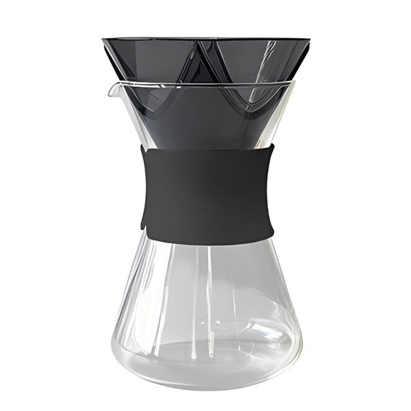 Set phễu Hario Mugen kèm bình server thủy tinh 400ml Hario easy coffee pot (phù hợp cho người mới)