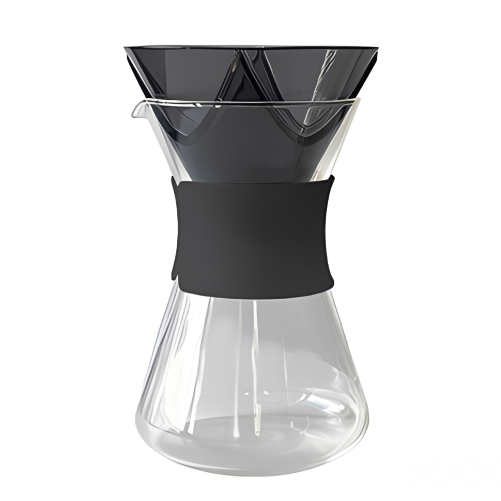  Set phễu Hario Mugen kèm bình server thủy tinh 400ml Hario easy coffee pot (phù hợp cho người mới) 