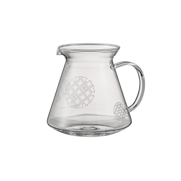  Bình server đựng cà phê Hario SHIPPOU size 02-600ml thủy tinh chịu nhiệt họa tiết dòng AYA Series 