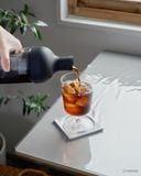  Bình cold brew cao cấp pha cà phê ủ lạnh Hario FIC 650ml màu Xám / Đen (thủy tinh + silicone) 
