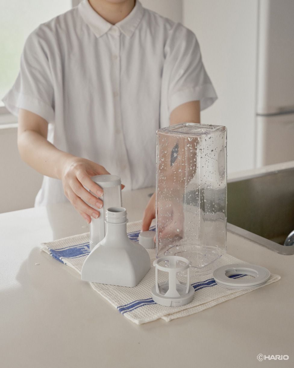 Bình cold brew pha cà phê ủ lạnh cao cấp Hario Ka-Ku 1L (nhựa PCT Tritan đặc biệt từ Eastman) 