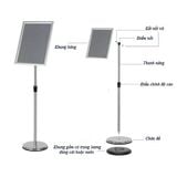 Cho thuê Bảng menu nâng hạ inox A4 