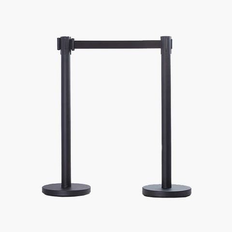  Cho thuê Cột Chắn INOX phân làn dây căng 3m màu ĐEN 