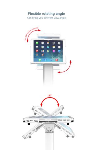  Giá đỡ máy tính bảng chân đứng chống trộm 7.9 10.2 12.9-inch 