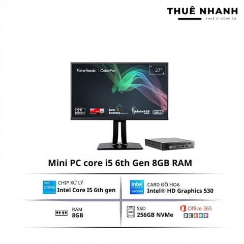  Cho thuê Mini PC Core i5 6th gen 8GB RAM 