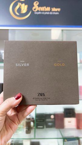 Set Nước hoa Zara Man Gold/ Man Silver 100ml